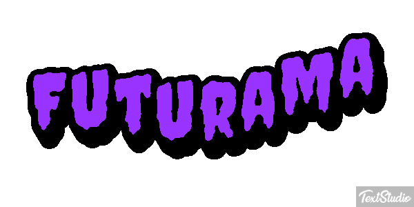 Futurama Text effect