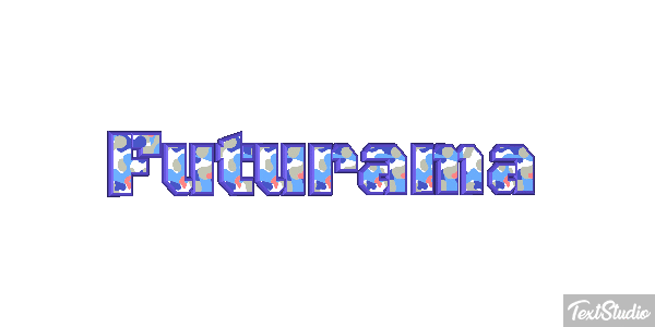 Futurama Text effect