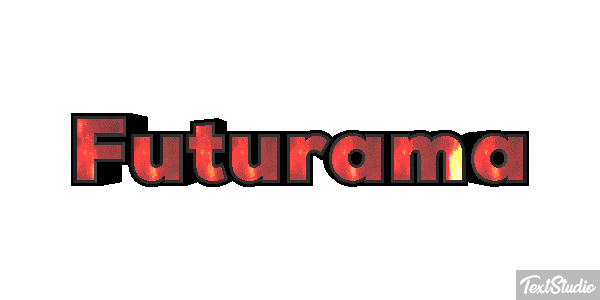 Futurama Text effect
