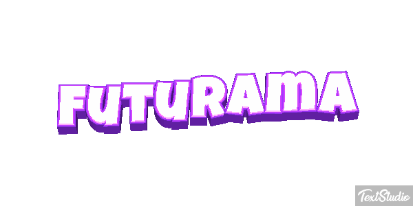 Futurama Text effect