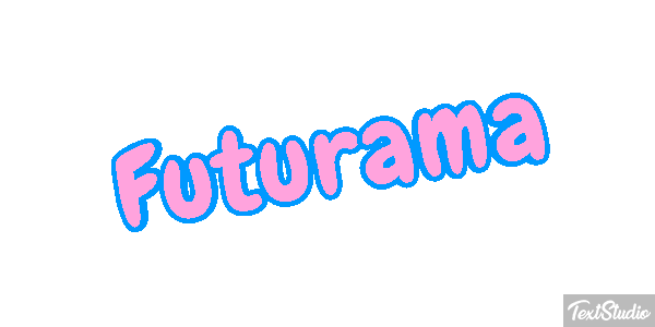 Futurama Text effect