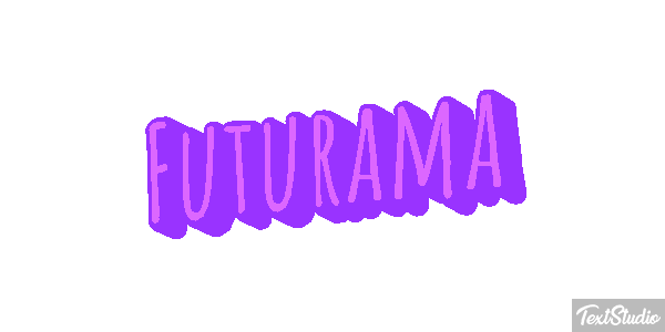 Futurama Text effect