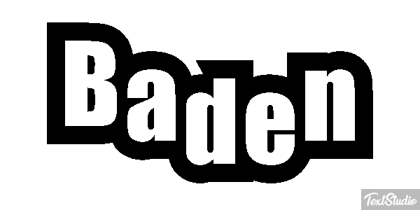 Baden Effetto testo