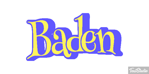 Baden Effetto testo