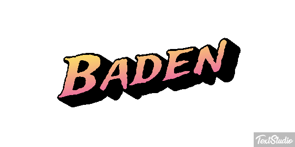 Baden Effetto testo