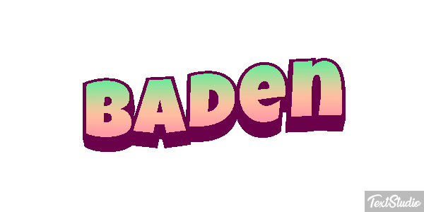 Baden Effetto testo