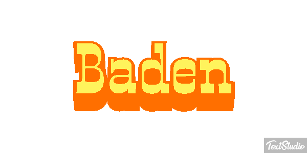 Baden Effetto testo
