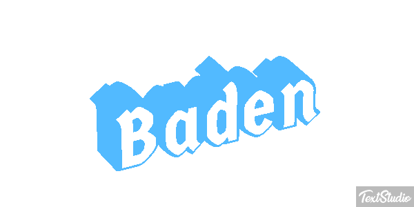 Baden Effetto testo
