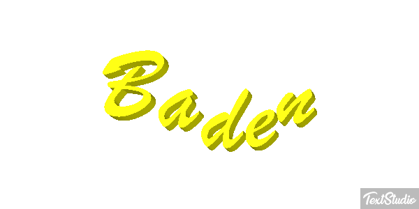 Baden Effetto testo