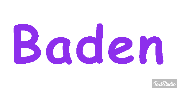 Baden Effetto testo