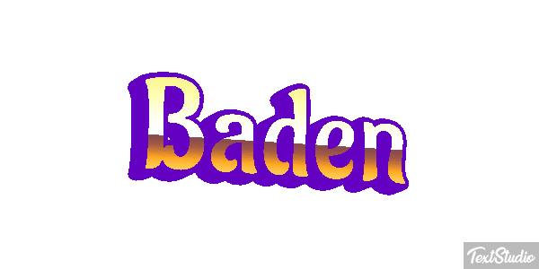 Baden Effetto testo