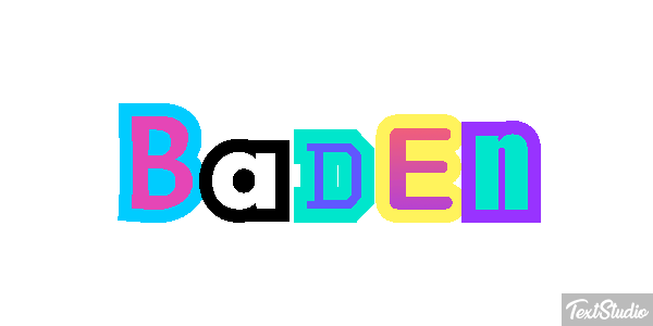 Baden Effetto testo