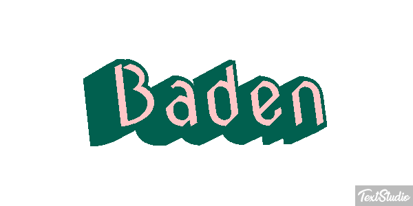 Baden Effetto testo