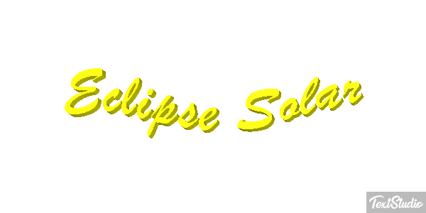 Eclipse Solar Effetto testo