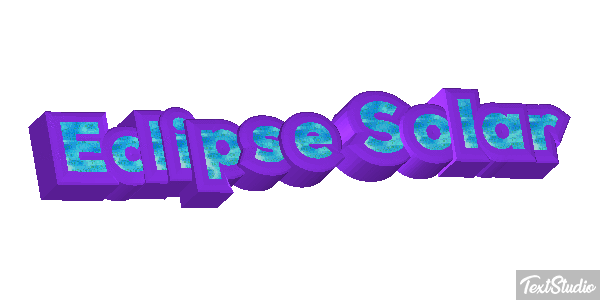 Eclipse Solar Effetto testo