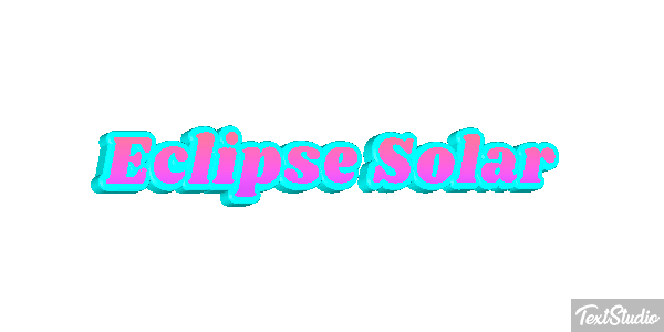 Eclipse Solar Effetto testo