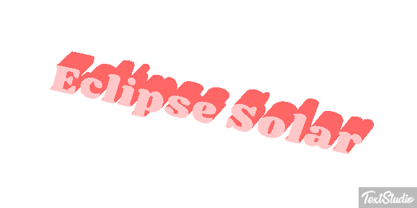 Eclipse Solar Effetto testo