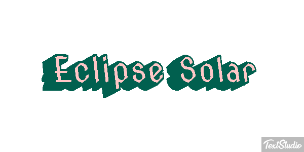 Eclipse Solar Effetto testo