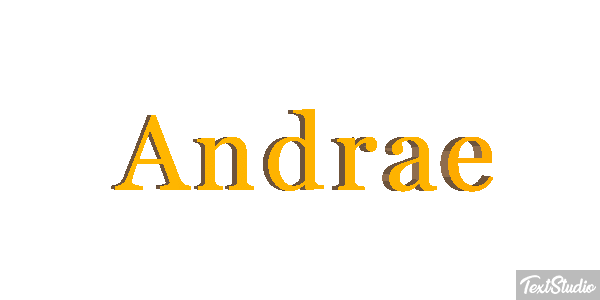 Andrae Text effect
