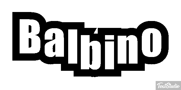 Balbino Efecto de texto