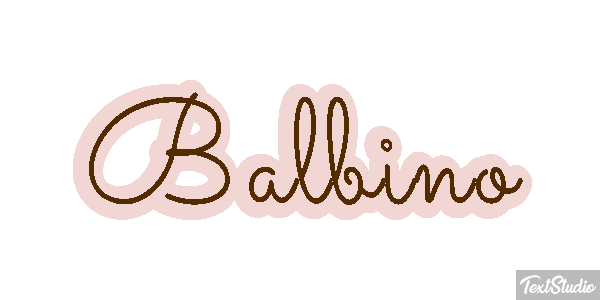 Balbino Efecto de texto