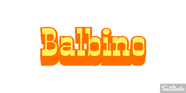 Balbino Efecto de texto