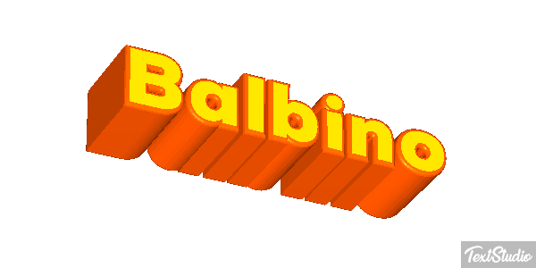 Balbino Efecto de texto