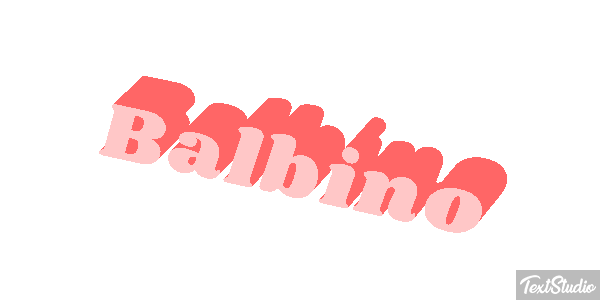 Balbino Efecto de texto