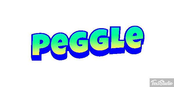 Peggle Effetto testo