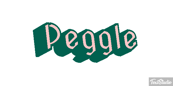 Peggle Effetto testo