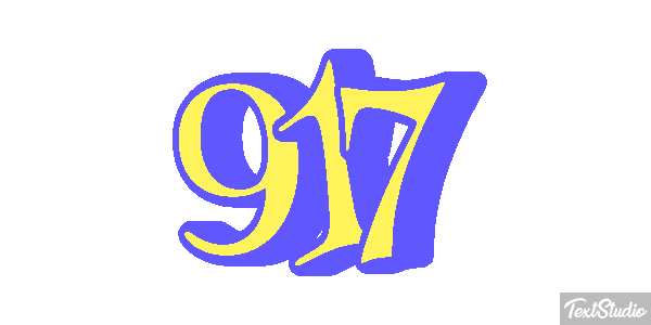 917 Tekst effect