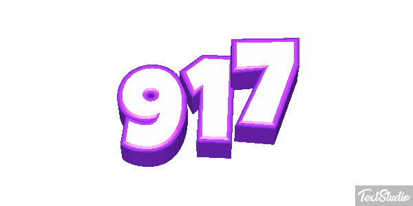 917 Tekst effect