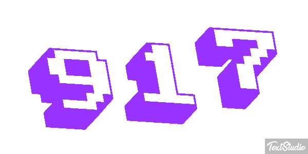 917 Tekst effect