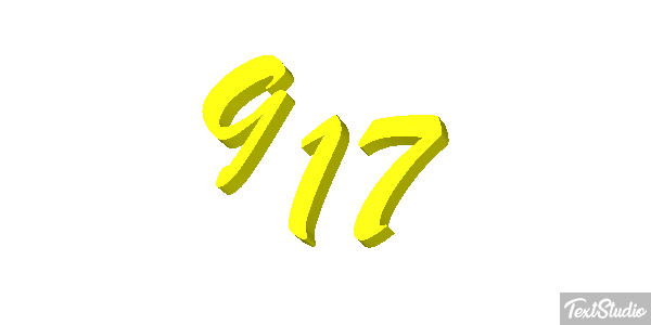 917 Tekst effect