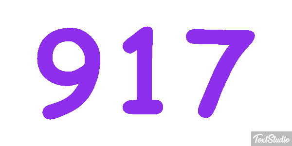 917 Tekst effect