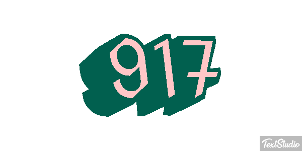 917 Tekst effect