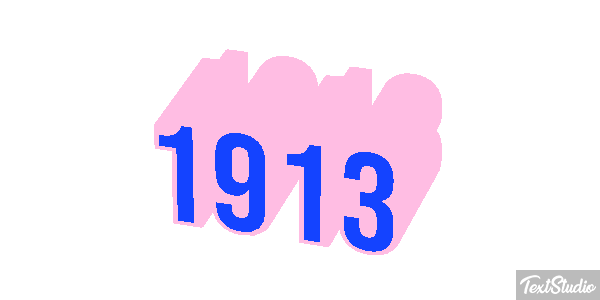 1913 Effetto testo