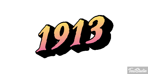 1913 Effetto testo