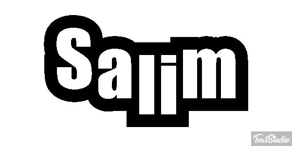 Salim Текстовый эффект