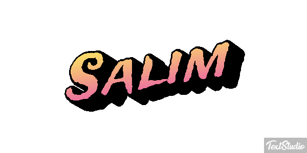 Salim Текстовый эффект