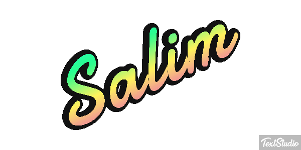 Salim Текстовый эффект