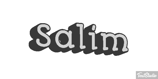 Salim Текстовый эффект