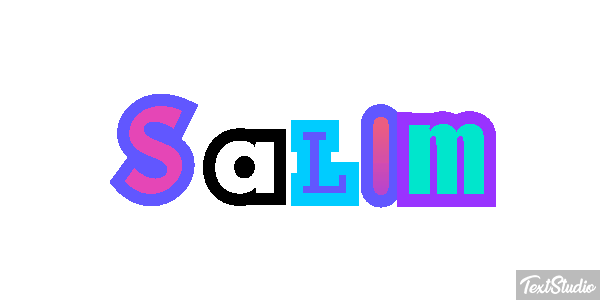 Salim Текстовый эффект