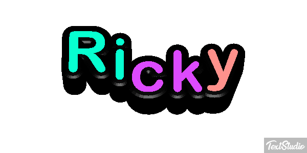 Ricky Efekt tekstowy