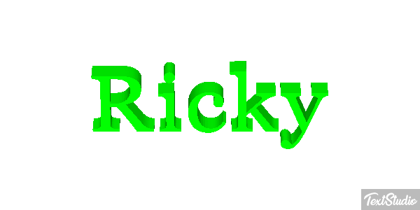 Ricky Efekt tekstowy