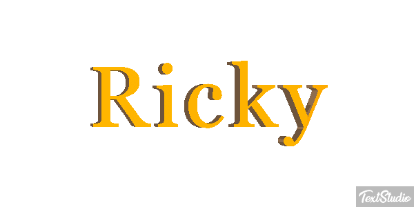 Ricky Efekt tekstowy