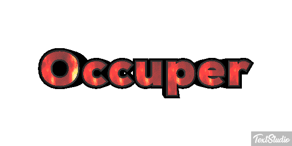 Occuper Effet de texte