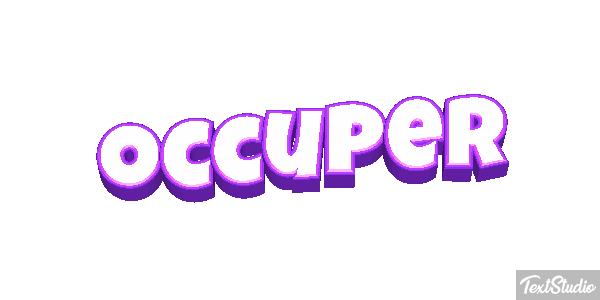 Occuper Effet de texte
