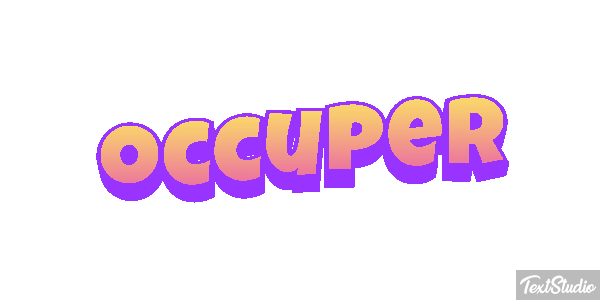 Occuper Effet de texte