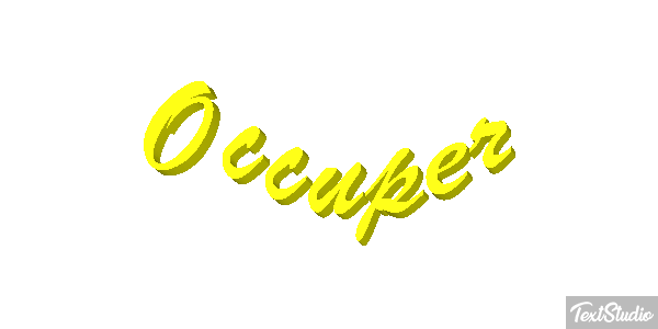 Occuper Effet de texte